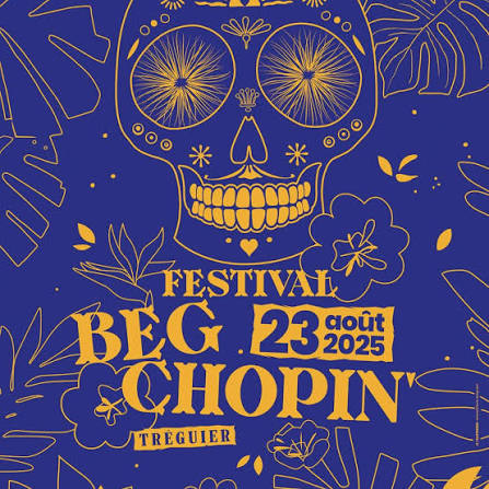 Affiche du festival Beg Chopin à Tréguier, 23 août 2025